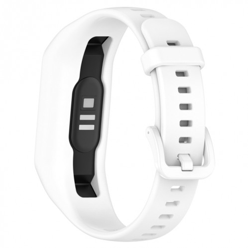 Pour Keep Band B2 Bracelet de montre en silicone intégré de couleur unie (blanc) SH301A623-09