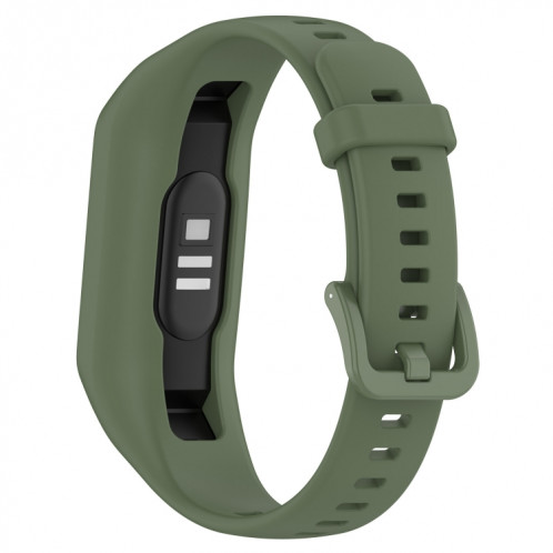 Pour Keep Band B2 Bracelet de montre en silicone intégré de couleur unie (vert armée) SH301E1857-09