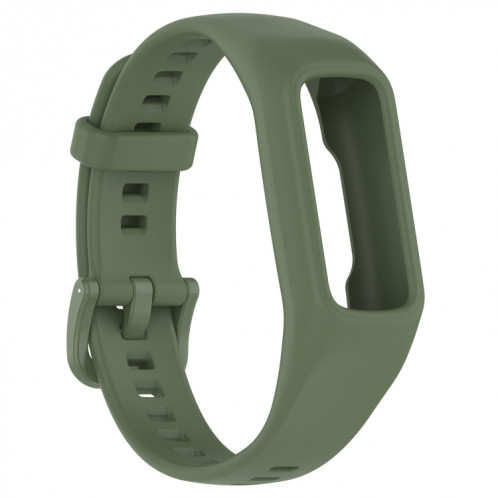 Pour Keep Band B2 Bracelet de montre en silicone intégré de couleur unie (vert armée) SH301E1857-09