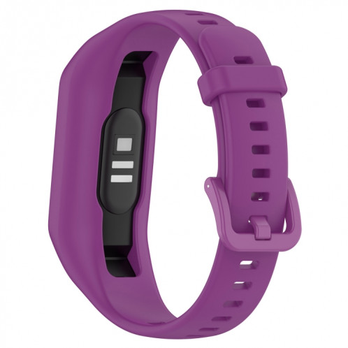 Pour Keep Band B2 Bracelet de montre en silicone intégré de couleur unie (violet) SH301F881-09