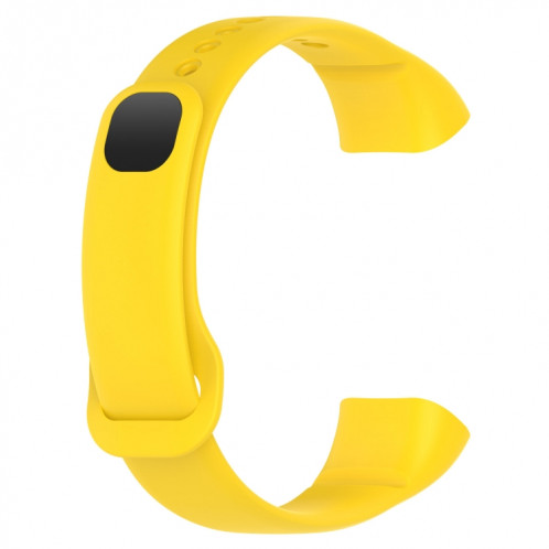 Pour Mambo Band 5 / 5S Bracelet de montre de remplacement en silicone de couleur unie (jaune) SH901D1294-09