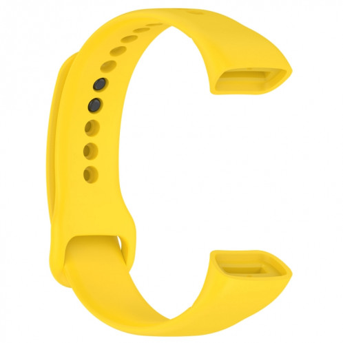 Pour Mambo Band 5 / 5S Bracelet de montre de remplacement en silicone de couleur unie (jaune) SH901D1294-09