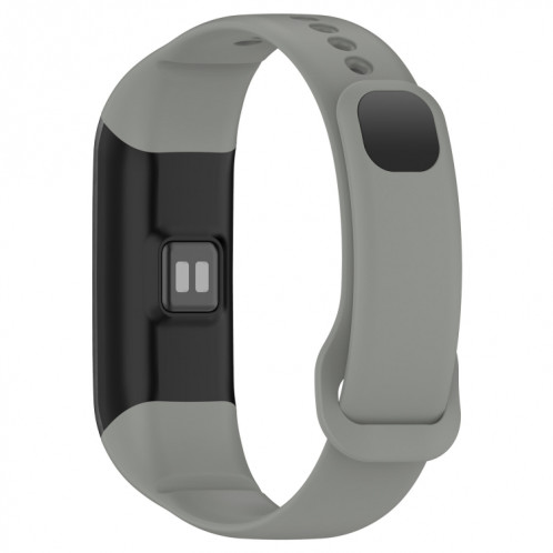 Pour Mambo Band 5 / 5S Bracelet de montre de remplacement en silicone de couleur unie (gris) SH901E1354-09