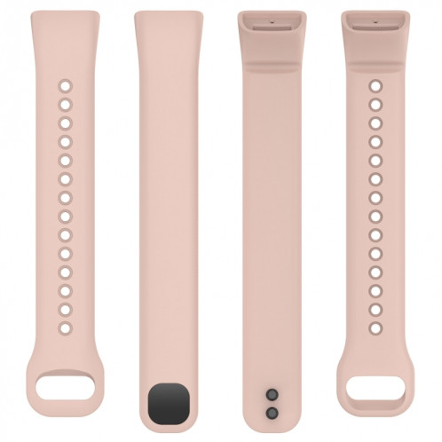 Pour Mambo Band 5 / 5S Bracelet de montre de remplacement en silicone de couleur unie (rose clair) SH901G361-09