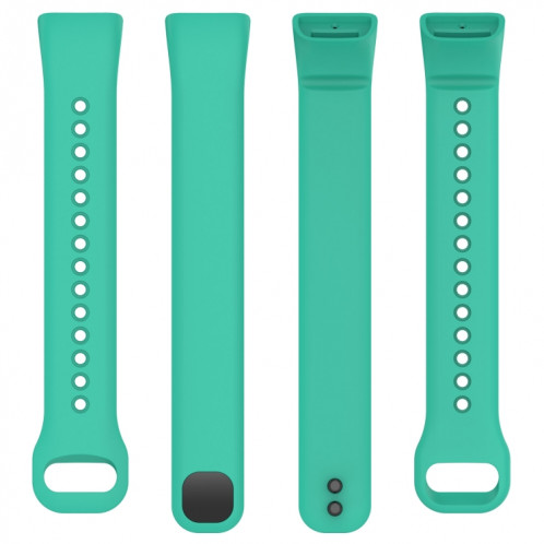 Pour Mambo Band 5 / 5S Bracelet de montre de remplacement en silicone de couleur unie (bleu sarcelle) SH901H578-09