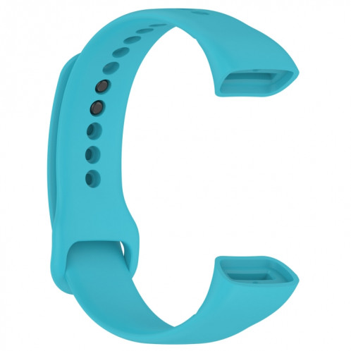 Pour Mambo Band 5 / 5S Bracelet de montre de remplacement en silicone de couleur unie (bleu ciel) SH901I966-09