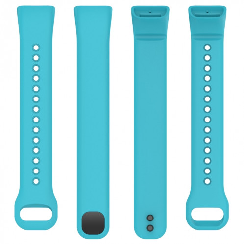 Pour Mambo Band 5 / 5S Bracelet de montre de remplacement en silicone de couleur unie (bleu ciel) SH901I966-09