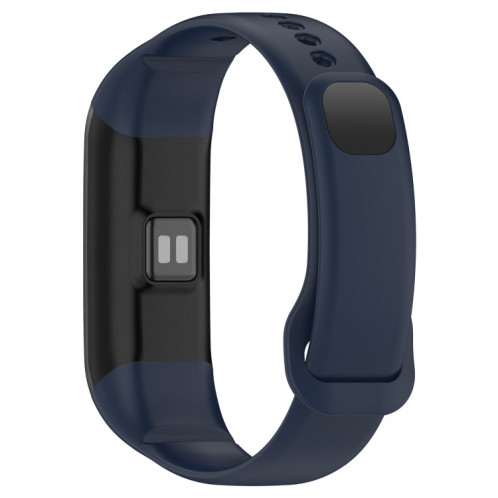 Pour Mambo Band 5 / 5S Bracelet de montre de remplacement en silicone de couleur unie (bleu nuit) SH901J1517-09