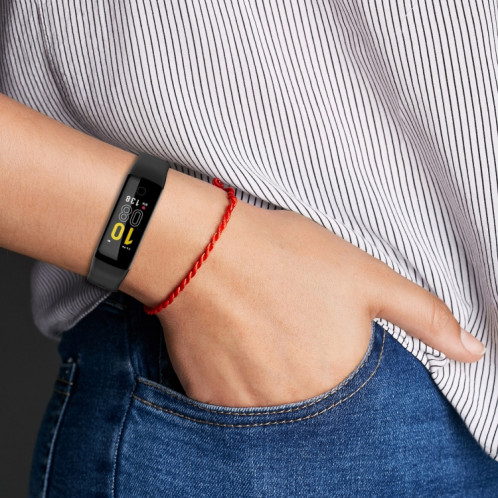 Pour Mambo Band 5 / 5S Bracelet de montre de remplacement en silicone de couleur unie (bleu nuit) SH901J1517-09