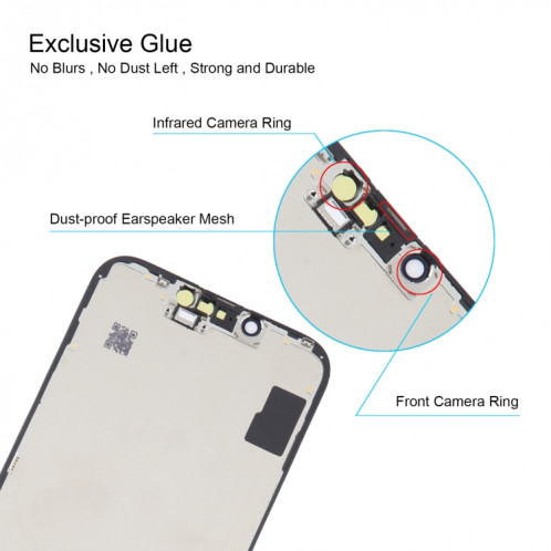 Écran LCD JK inell pour iPhone 14 avec assemblage complet du numériseur SH1901123-012