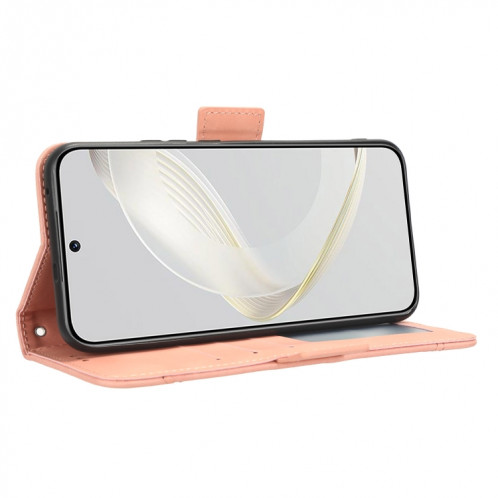 Pour Huawei nova 11 Skin Feel Calf Texture Card Slots Leather Phone Case (Rose) SH119A995-06