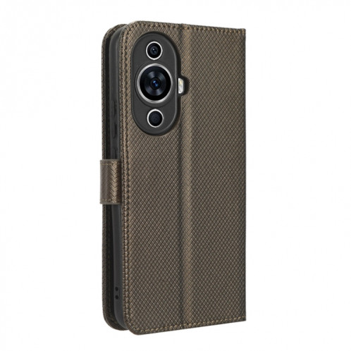 Pour Huawei nova 11 Pro Diamond Texture Leather Phone Case (Marron) SH818D973-07