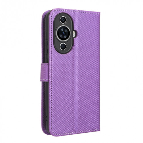 Pour Huawei nova 11 Pro Diamond Texture Leather Phone Case (Violet) SH818E350-07