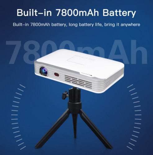 WOWOTO T9S TI DLP DMD 0.45 1280 x 800 4K 350ANSI RGB LED Projecteur intelligent () SW501B728-013