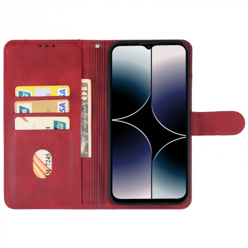 Pour étui de téléphone en cuir Ulefone Note 16 Pro (rouge) SH303A1537-06