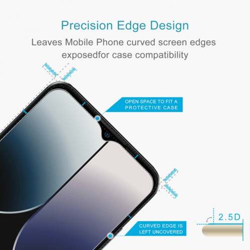 Pour Ulefone Note 16 Pro 50pcs 0.26mm 9H 2.5D Film de Verre Trempé SH3503135-06