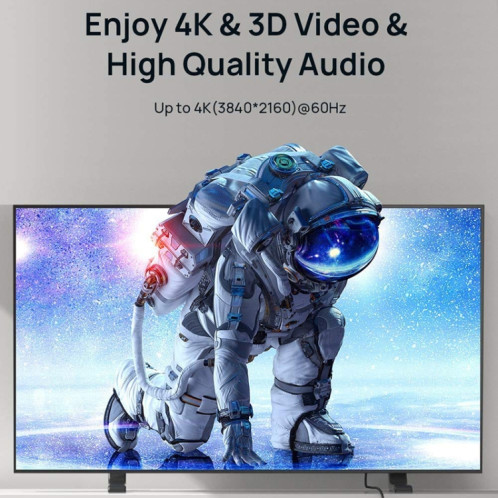 Câble HDMI 2.0 version 4K 60Hz HD de 5 m (gris) SH904A646-09