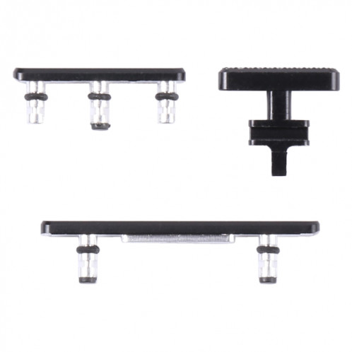 Pour bouton d'alimentation OnePlus 6 + bouton de contrôle du volume (noir de jais) SH201A1601-04