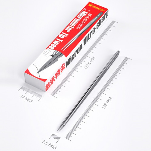 Pince à épiler micrométrique non magnétique Mechanic KA-11 SM6060948-09