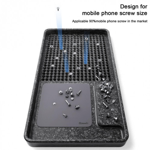 Plateau de rangement spécial à vis pour téléphone portable à conception magnétique Qianli SQ62761075-07