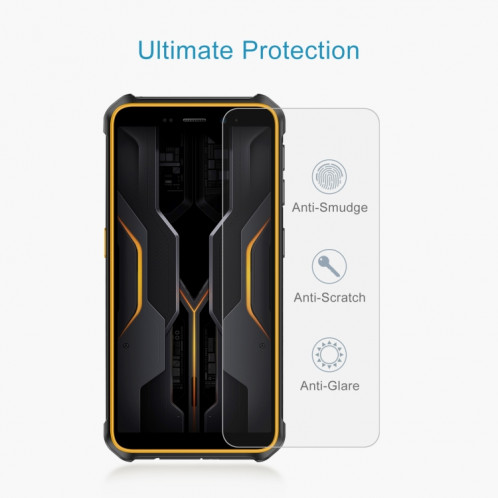 Pour Ulefone Armor X12 Pro 10 pièces 0.26mm 9H 2.5D Film de verre trempé SH77041448-06