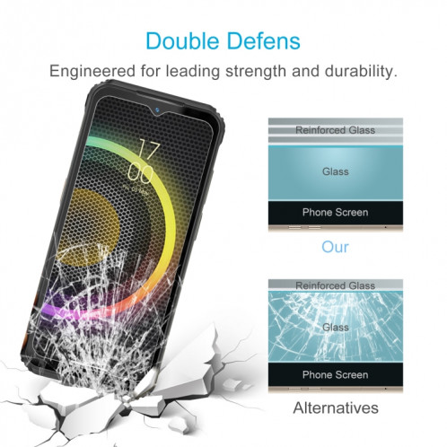 Pour Ulefone Armor 21 50pcs 0.26mm 9H 2.5D Film de verre trempé SH78011441-06