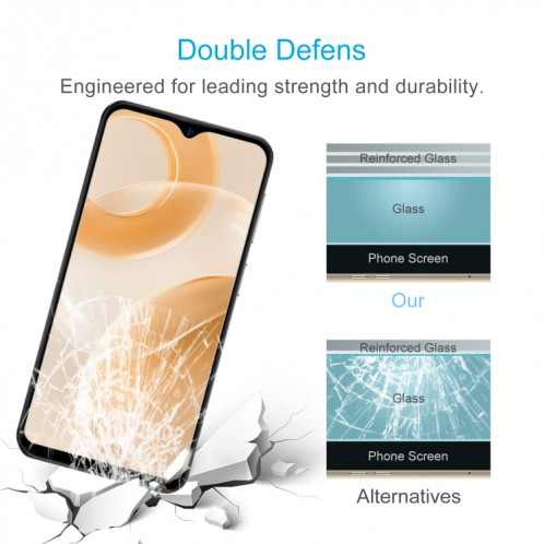 Pour Ulefone Note 15 50pcs 0.26mm 9H 2.5D Film de verre trempé SH7803334-06