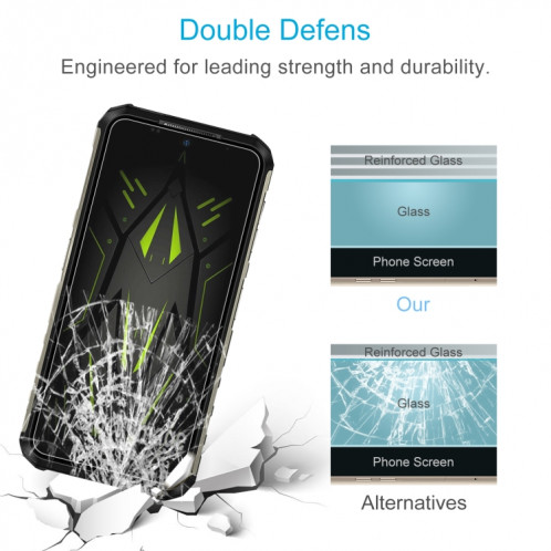 Pour Ulefone Armor 22, 50 pièces, Film en verre trempé 0.26mm 9H 2.5D SH78061657-06