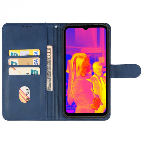 Pour étui de téléphone en cuir Ulefone Power Armor 18T Ultra (bleu) SH707D1624-06