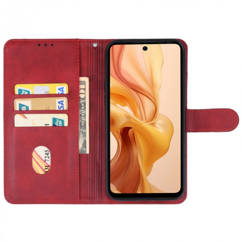 Pour étui de téléphone en cuir Ulefone Note 18 Ultra 5G (rouge) SH709A1422-06