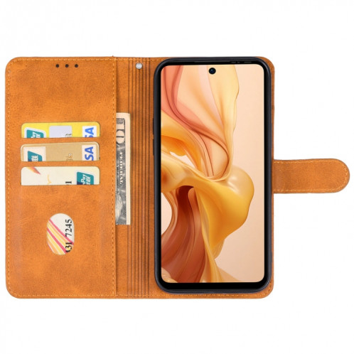 Pour étui de téléphone en cuir Ulefone Note 18 Ultra 5G (marron) SH709B1772-06