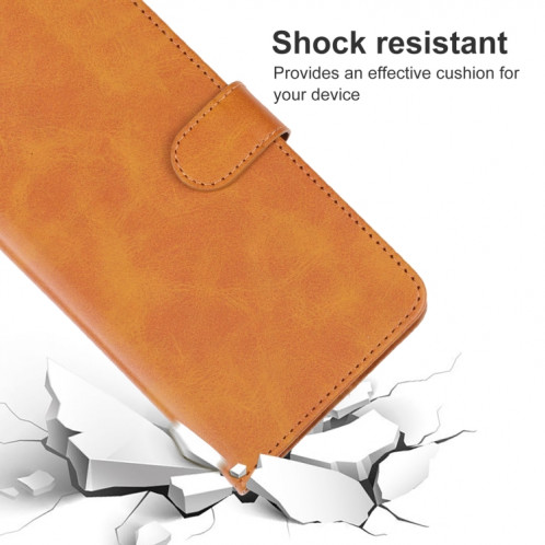 Pour étui de téléphone en cuir Ulefone Note 17 Pro (marron) SH711B1105-06