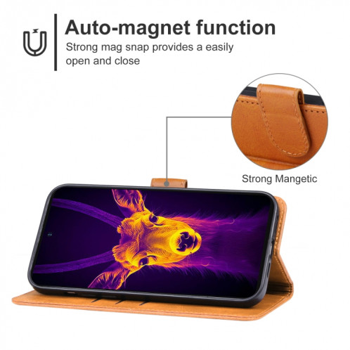Pour étui de téléphone en cuir Ulefone Armor 25T Pro (marron) SH713B540-06