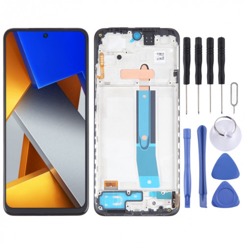 Écran LCD matériel OLED pour Xiaomi Poco M4 Pro 4G numériseur assemblage complet avec cadre SH5102610-00