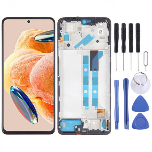 Écran LCD d'origine en matériau AMOLED pour Xiaomi Redmi Note 12 Pro 4G numériseur assemblage complet avec cadre SH51161446-06