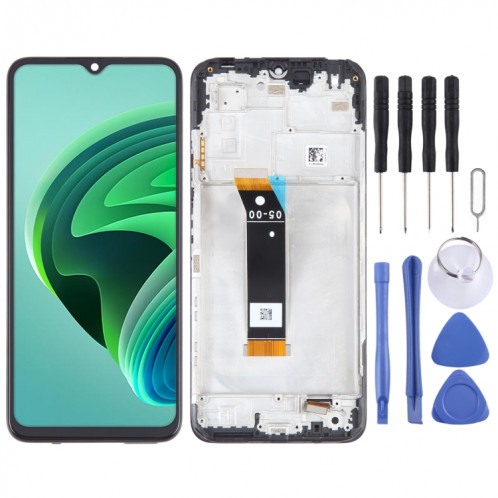 Écran LCD matériel OEM pour l'assemblage complet du numériseur Xiaomi Redmi Note 11E avec cadre SH51201036-06