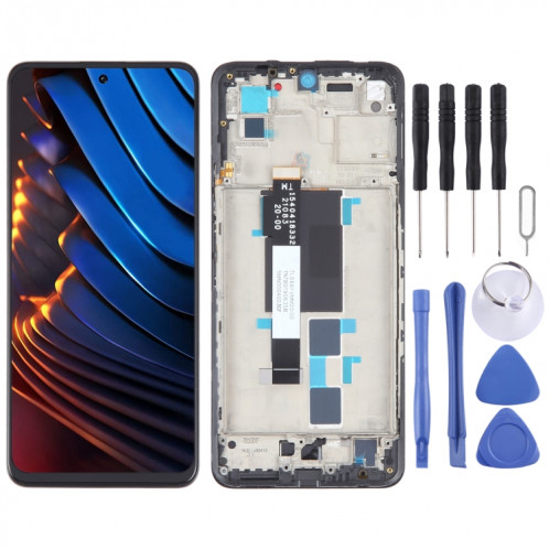 Écran LCD matériel OEM pour assemblage complet du numériseur Xiaomi Poco X3 GT avec cadre SH51301941-06