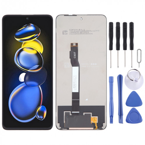 Écran LCD d'origine IPS pour Xiaomi Redmi Note 11T Pro avec assemblage complet du numériseur SH63091672-06