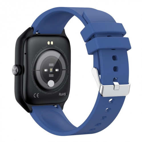 T19 Pro 1,96 pouces IP67 Montre intelligente à bande de silicone étanche, prend en charge les appels Bluetooth à double mode / surveillance de la fréquence cardiaque (bleu) SH001C114-022