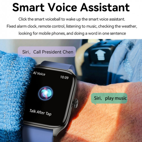 T19 Pro 1,96 pouces IP67 Montre intelligente à bande de silicone étanche, prend en charge les appels Bluetooth à double mode / Surveillance de la fréquence cardiaque (Or) SH001D462-022