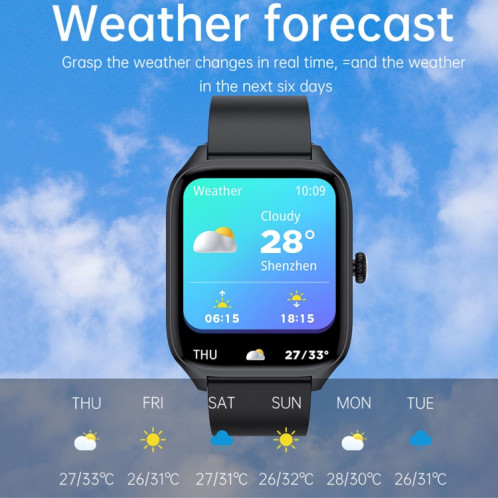 T19 Pro 1,96 pouces IP67 Montre intelligente à bande de silicone étanche, prend en charge les appels Bluetooth à double mode / Surveillance de la fréquence cardiaque (Or) SH001D462-022