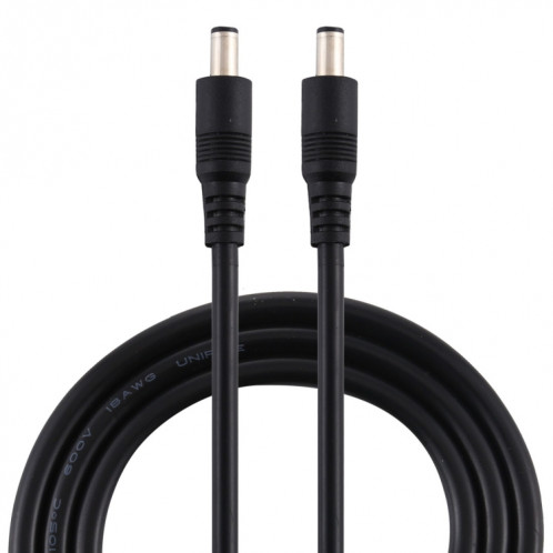Fiche d'alimentation CC 8A 5,5 x 2,1 mm Câble de connecteur adaptateur mâle à mâle (noir) SH202A1803-04