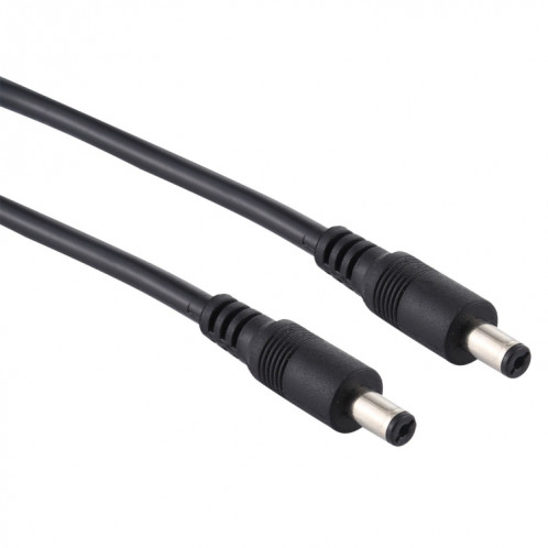 Fiche d'alimentation CC 8A 5,5 x 2,1 mm Câble de connecteur adaptateur mâle à mâle (noir) SH202A1803-04