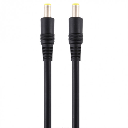 Fiche d'alimentation CC 5,5 x 2,5 mm Câble de connecteur adaptateur mâle à mâle, longueur du câble: 50 cm (noir) SH301A292-04