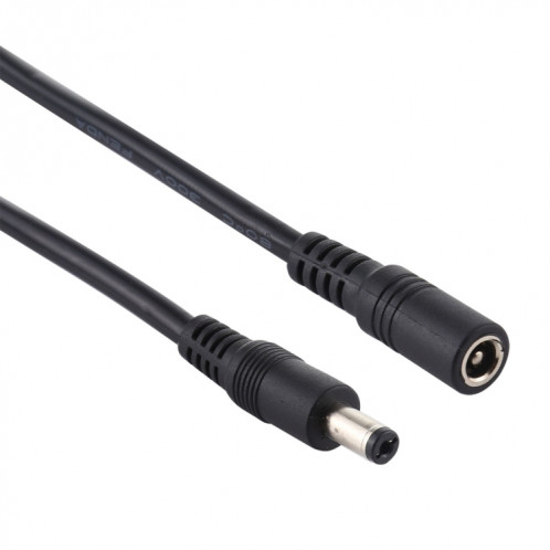 Câble d'extension d'alimentation CC 8A 5,5 x 2,1 mm femelle à mâle (noir) SH505A1084-04