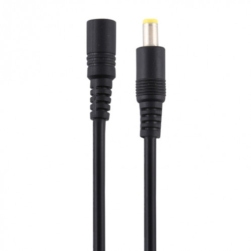 8A 5.5 x Câble d'extension d'alimentation CC femelle à 2,5 mm à mâle, longueur de câble: 1,5 m (noir) SH702A616-04