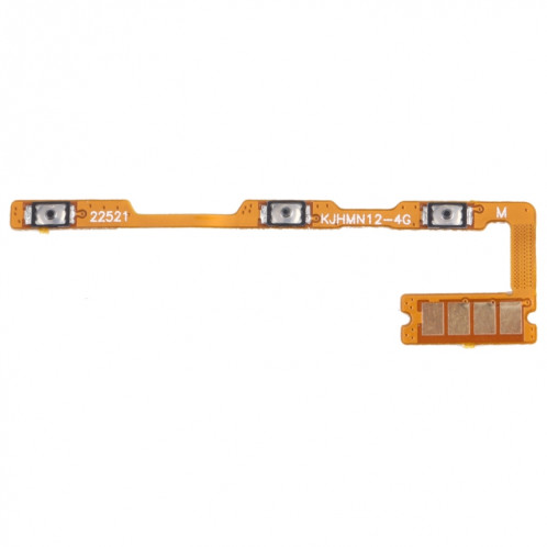 Pour Xiaomi Redmi Note 12 4G OEM bouton d'alimentation et bouton de volume câble flexible SH0510255-00