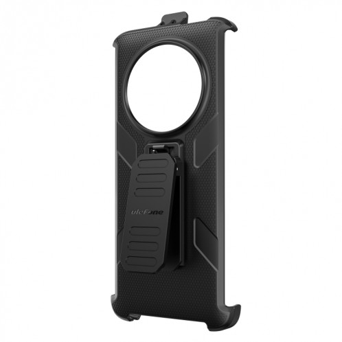 Pour Ulefone Armor 23 Ultra Ulefone Back Clip Phone Case avec mousqueton (noir) SU805A65-08