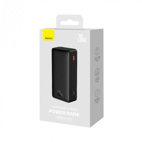 Batterie Externe à Charge Rapide Baseus Airpow 30000mAh 20W (Noir) SB601A1481-010