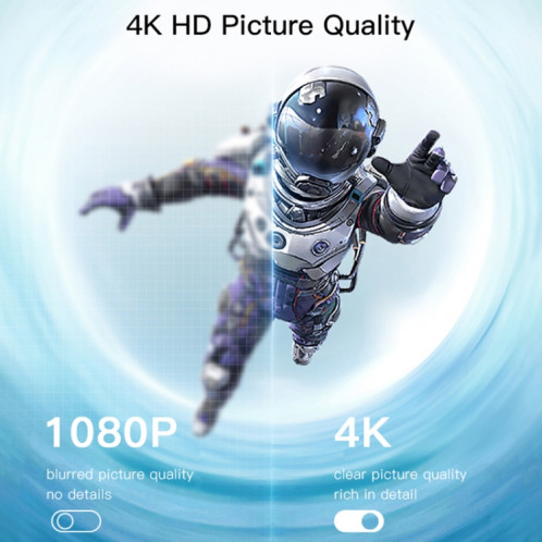 Récepteur d'affichage d'écran sans fil Yesido TV10 HD, spécification : 2,4 G + 4 K (noir) SY102A1608-09